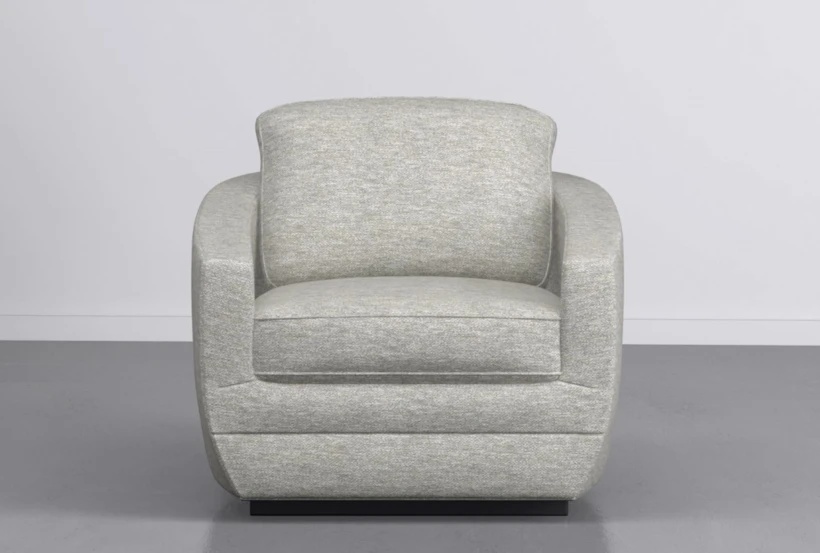 Chadwick Ash Grey 33" Swivel Accent Chair - 360