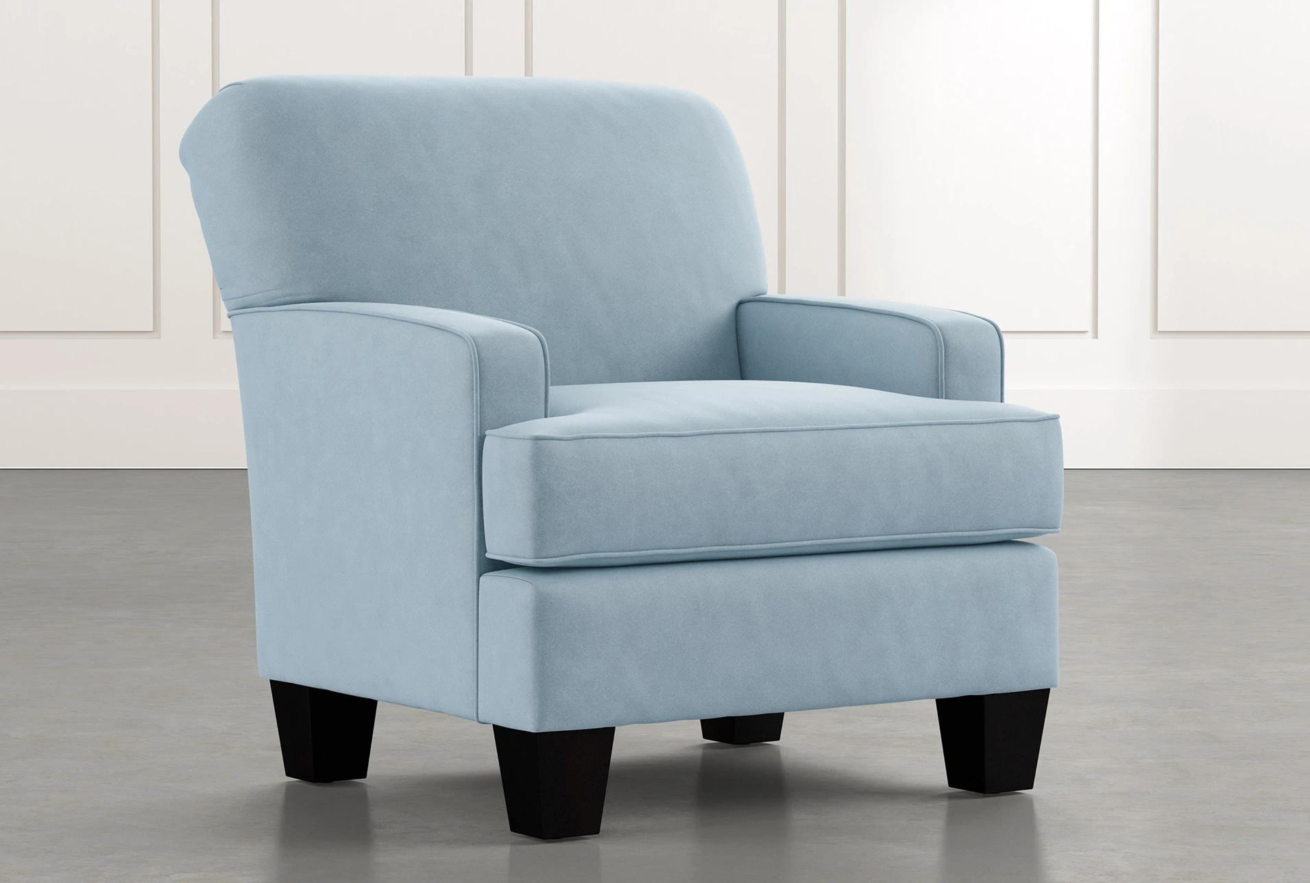 blue velvet chairs living room
