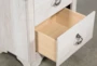 Cassie White 25" 2-Drawer Nightstand - Hardware