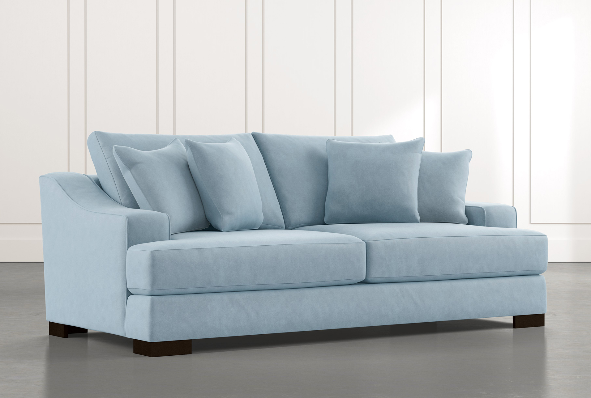 light blue sofa set