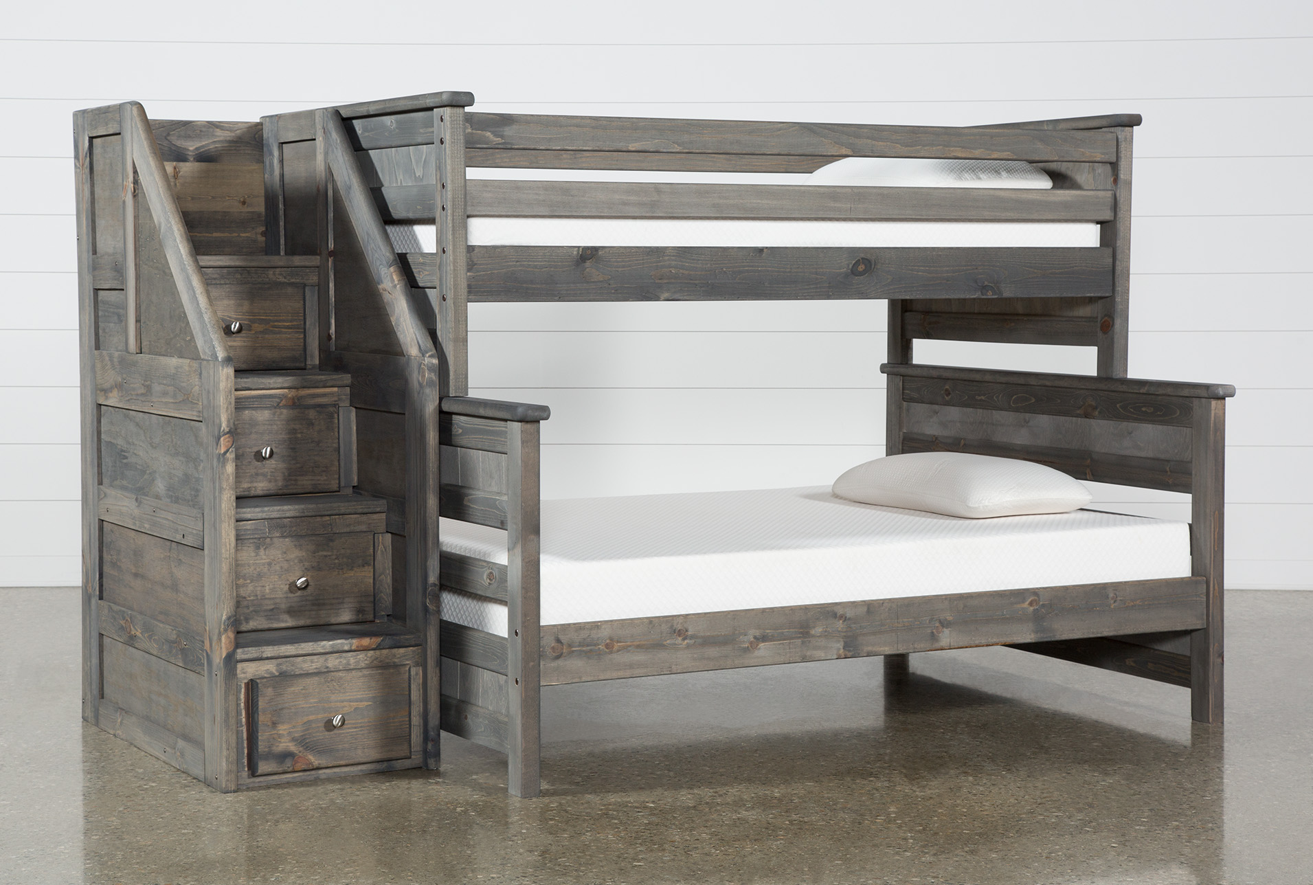 bunk bed with drawer steps
