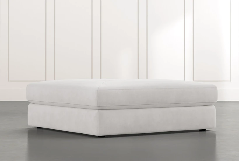 Prestige Light Grey Oversized Ottoman - 360