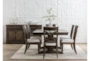 Sorensen Brown Wood Rectangular 86-114" Extendable Pedestal Dining Table - Room