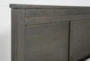 Marco Charcoal California King Wood Panel Bed - Detail