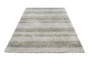 9'x13' Rug-Plush Shag Striations Taupe - Front