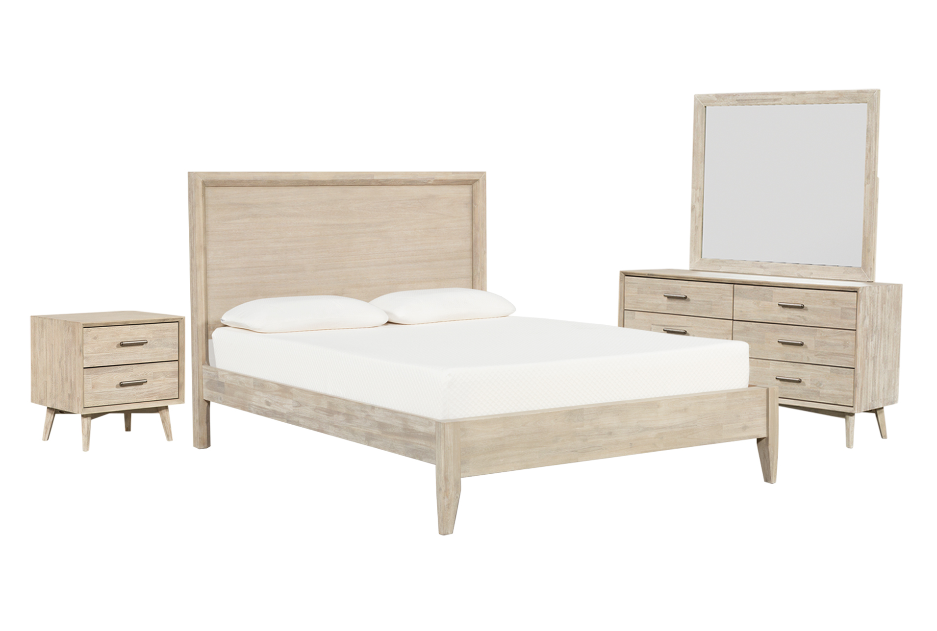 living spaces bed frame king