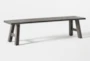 Panama Outdoor Dining Bench - Side
