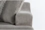 Lodge Fog Grey Chenille 2 Piece 139" Fabric Sectional With Left Arm Facing Oversized Chaise - Detail