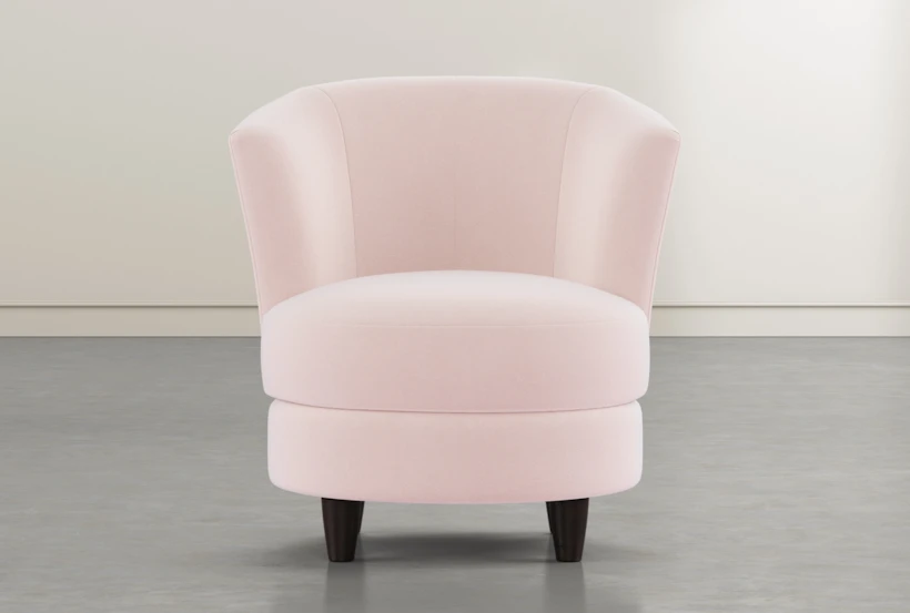 Apollo Pink Swivel Accent Chair - 360