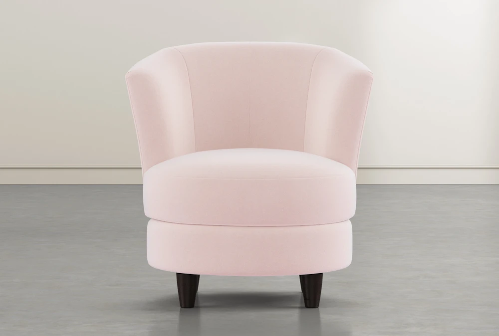 Apollo Pink Swivel Accent Chair