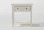 Presby White Open 29" 1-Drawer Nightstand With USB - Signature