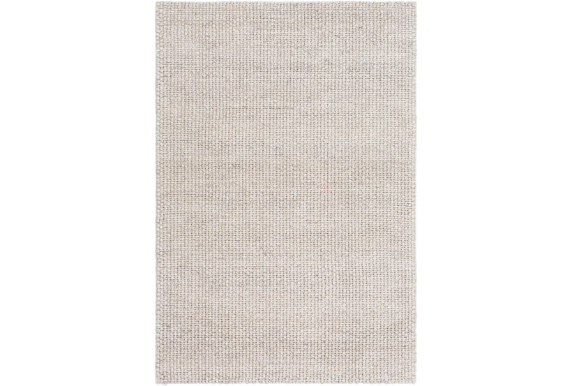 8'x10' Rug-Polyester And Wool Handwoven Woven Ivory - 360