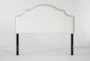 Brielle White King Upholstered Headboard - Signature