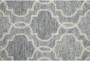 8'x10' Rug-Quatrefoil Grey/Ivory - Detail