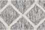 5'x8' Rug-Geometric Overlap Charcoal/Ivory  - Detail