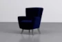 Athena II Sapphire Accent Arm Chair - Side