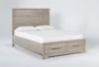 Hillsboro Queen Panel Bed With Storage - Side