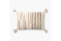 Accent Pillow-Stripes Natural/Stone 22X22 - Signature