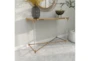 Acrylic + Gold 44" Entryway Console Table    - Room