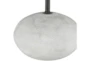 Table Lamp-Sandblasted Stone Base - Detail