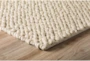 2'3"x7'5" Runner Rug-Kallan Hand Made Wool Textures Vanilla - Detail