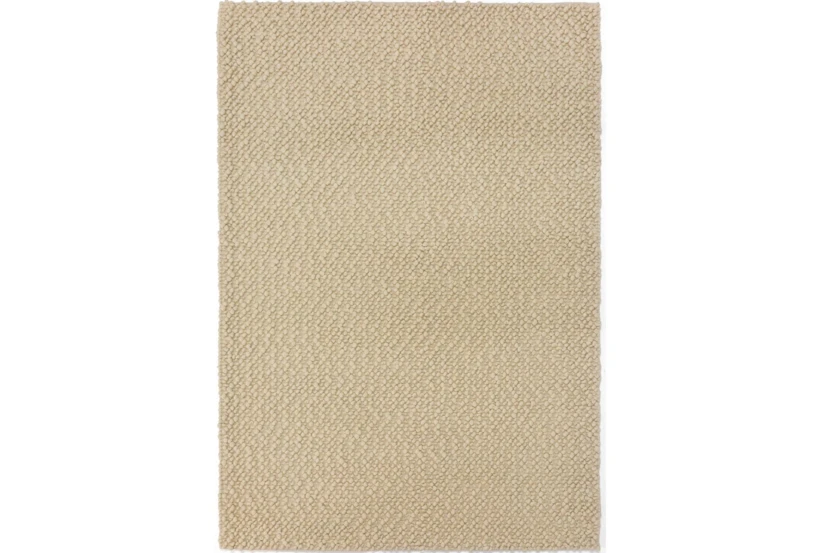 2'3"x7'5" Runner Rug-Kallan Hand Made Wool Textures Vanilla - 360