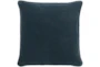 Accent Pillow-Navy Velvet 22X22 - Detail
