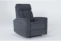 Halo II Blue Power Wallaway Recliner with Power Headrest & USB - Side