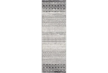 Better Homes & Gardens 5' x 7' Black and White Striped Outdoor Rug