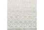 2'x3' Rug-Modern Global Grey And White Stripe - Detail