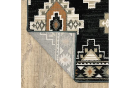 Ivory and Magenta Tribal Pattern Runner Rug
