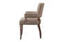Linc Brown Dining Arm Chair - Side