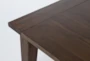 Elle Brown Wood Rectangular 65" Kitchen Dining Table - Detail