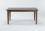 Elle Brown Wood Rectangular 65" Kitchen Dining Table - Signature