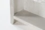 Dixon White 60" Bookcase - Detail