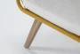 Caspian Mustard Outdoor Lounge Chair - Detail