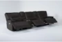 Marcus Chocolate 108" 5 Piece Power Reclining Modular Home Theater Sectional with Power Headrest & USB - Side