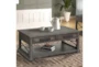 Merlin Grey Rectangle Coffee Table With Storage Drawers - Signature