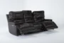 Watkins Coffee Leather 89" Power Cordless Reclining Sofa with Power Headrest & USB - Recline