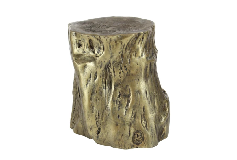 19" Eclectic Tree Trunk-Inspired Foot Stool - 360
