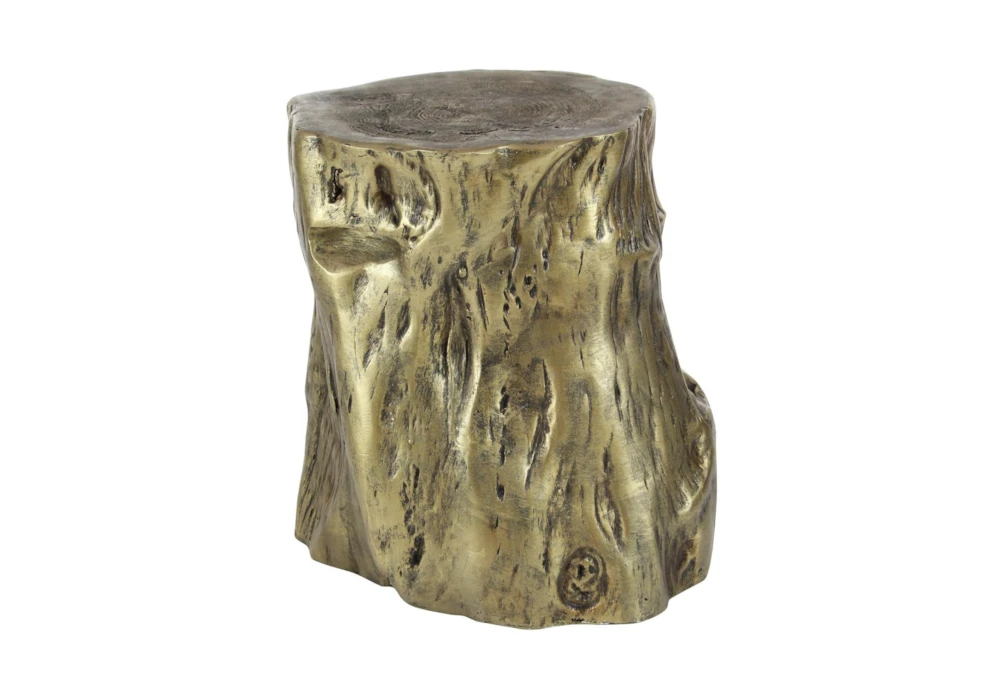 19" Eclectic Tree Trunk-Inspired Foot Stool