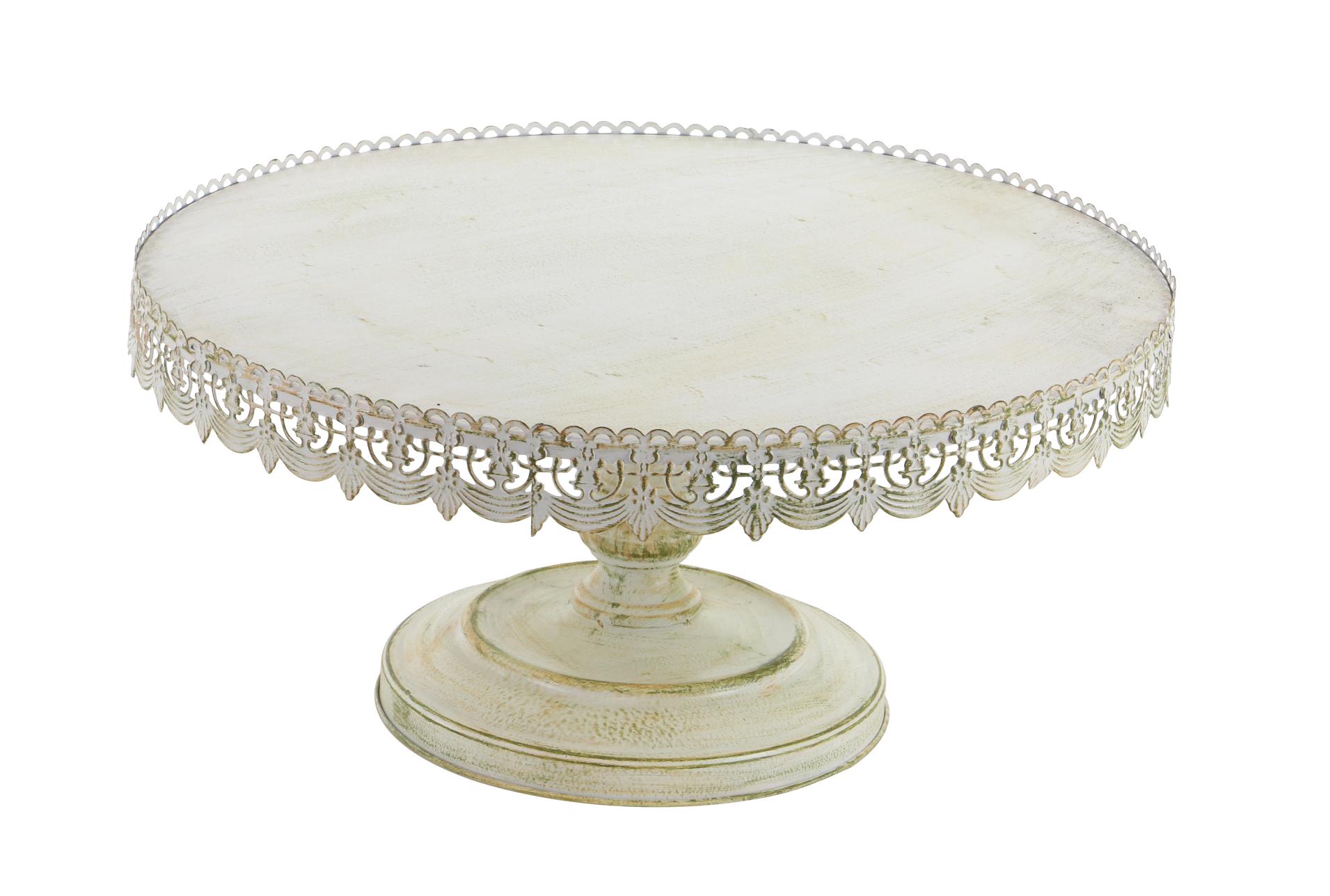 Vintage metal tiered cake stand, richly decorated, elegant. - Metalware |  Galeria Savaria online marketplace - Buy or sell on a credible, high  quality platform.