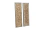 Wood Framed Seagrass Wall Panel-Set Of 2 - Material