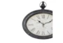 Cream Oval Wall Clock-Set Of 2 - Detail
