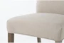 Betty Beige Armless Upholstered Dining Chair - Detail