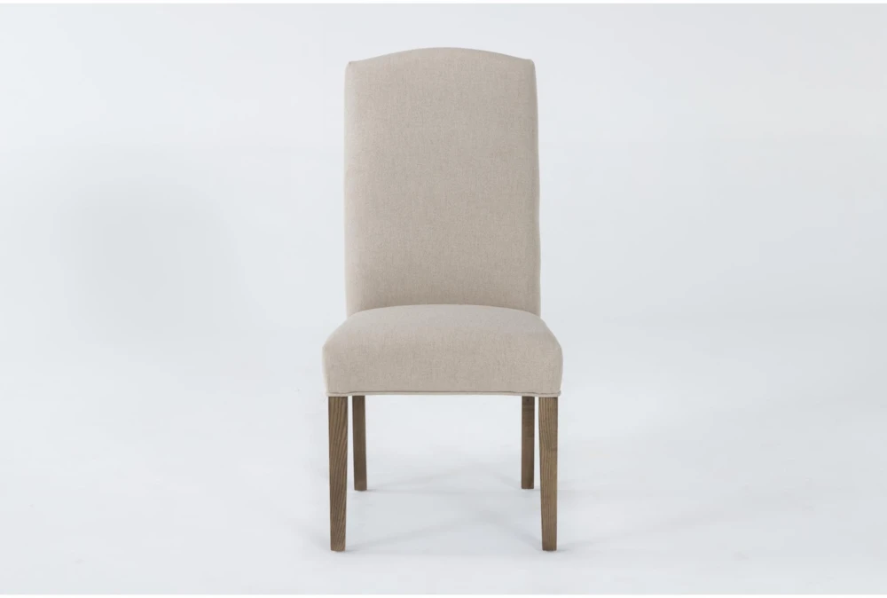 Betty Beige Armless Upholstered Dining Chair