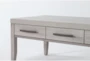 Barnett Grey Rectangle Coffee Table With Storage Drawers - Detail