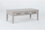 Barnett Grey Rectangle Coffee Table With Storage Drawers - Side
