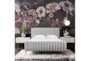Lisette Grey Queen Velvet Upholstered Platform Bed - Room
