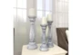 White Pine Wood Candle Holder Set Of 3 - Room